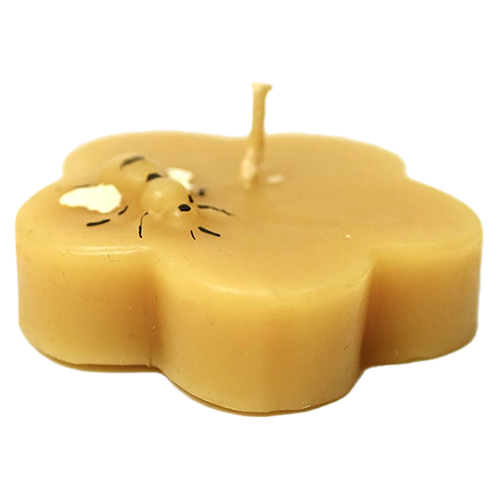 bougie-abeille-petite-fleur